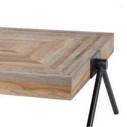 Balance - Sofabord i teaktr�, 80 x 80 cm.