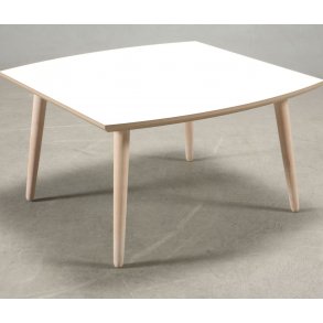 Boot - sofabord i hvid laminat med egeben, 4 strrelser.