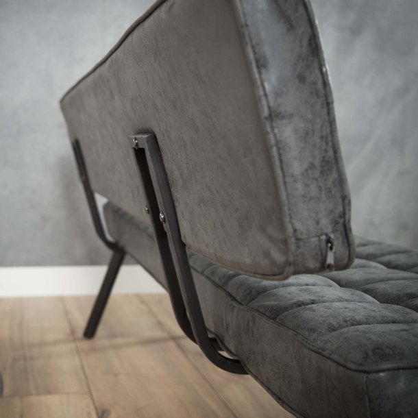 Fuzzy - B�nk, st�l og l�derlook, 180 cm.