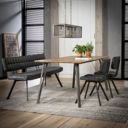 Fuzzy - B�nk, st�l og l�derlook, 180 cm.