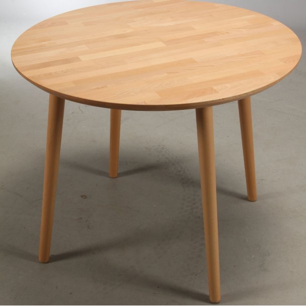 Lumber - rundt spisebord, massiv bg, 3 strrelser