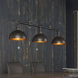 Z-7194, industriel loftlampe st med 3 lamper.