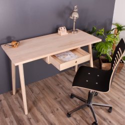 Duxx - Skrivebord med 1 trskuffe, eg