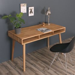 Duxx - Skrivebord med 3 rum, eg