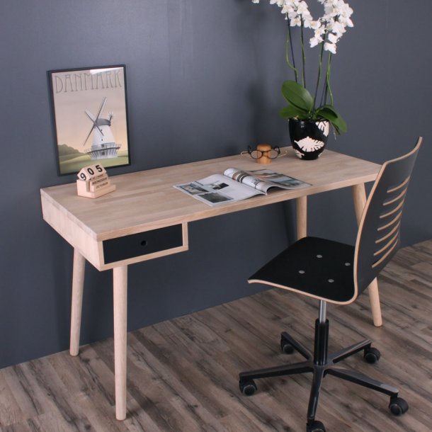Duxx - Skrivebord med 1 skuffe, eg