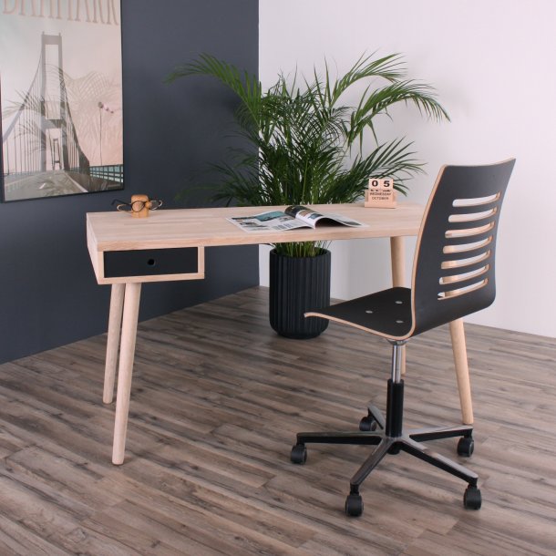 Duxx - Skrivebord med 1 skuffe, eg