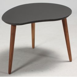 CT 30 - paletformet sofabord i linoleum, valnddeben, 3 strrelser.