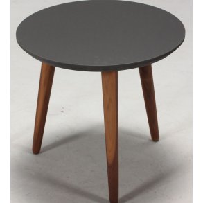 CT 30 - rundt sofabord i linoleum, valnddeben, 4 strrelser.