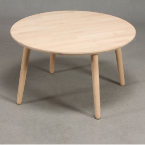 Lumber - sofabord i massiv b�g, � 90 cm