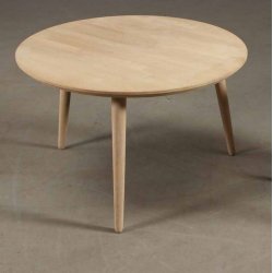 Lumber - sofabord i massiv eg,  � 70 cm