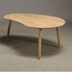 Lumber - sofabord i massiv eg,  paletform 107 x 79 cm