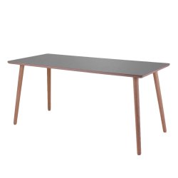 Dimm - Skrivebord, farvet h�jtrykslaminat, ege ben