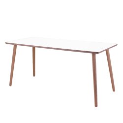 Dimm - Skrivebord, farvet h�jtrykslaminat, ege ben