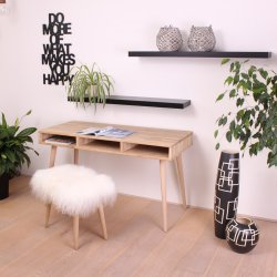 Duxx - Skrivebord med 3 rum, eg