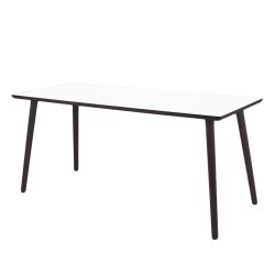Dimm - Skrivebord, farvet h�jtrykslaminat, sorte tr�ben